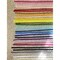 Craft 30 Yards 1/8" (3mm) Velvet Ribbon Total 30 Colors Assorted Lots Bulk (Multicolored, 1/8"(3mm))